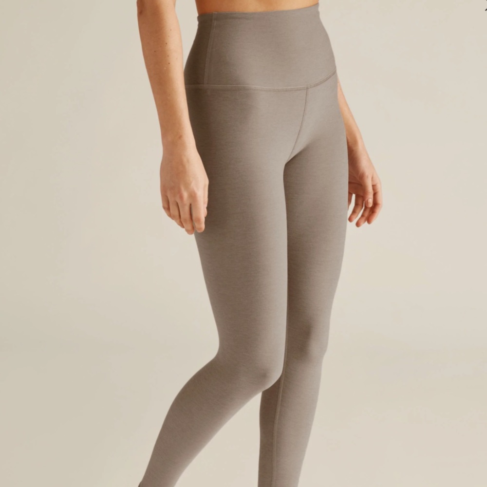 BEYOND YOGA;Spacedye Caught In The Midi High Waisted Legging; Birch Heather